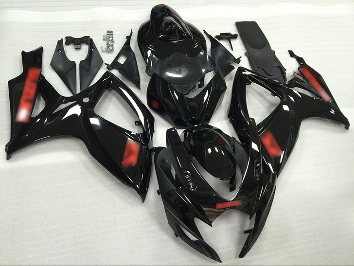 2006 2007 Suzuki GSXR 600/750 original fairing in gloss black