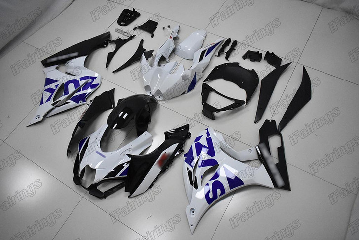 2017 2018 2019 2020 2021 2022 Suzuki GSXR1000 OEM fairing pearl white and gloss black