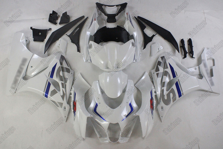 2017 2018 2019 2020 2021 2022 2023 2024 Suzuki GSXR1000 pearl white bodywork