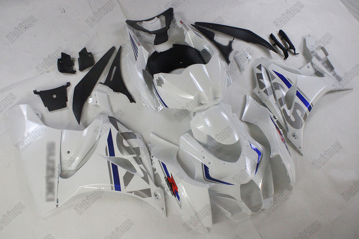 2017 2018 2019 2020 2021 2022 2023 2024 Suzuki GSXR1000 pearl white body kit