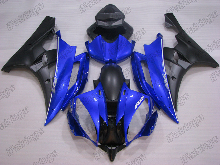 2006 2007 Yamaha YZF-R6 OEM fairing blue and black