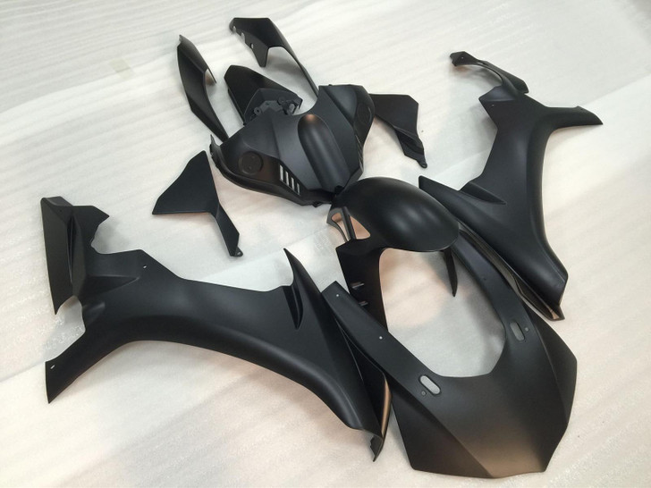 2015 2016 2017 2018 2019 Yamaha YZF R1 flat black fairings.