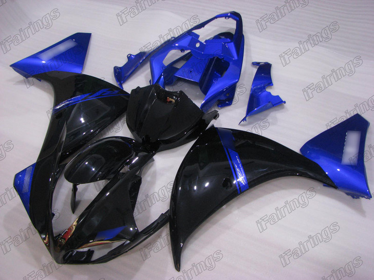 2009 2010 2011 Yamaha YZF R1 original fairing black and blue