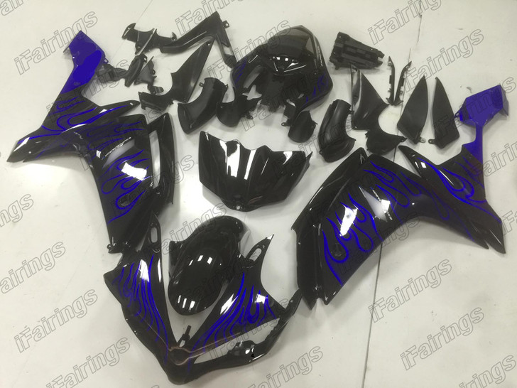 2007 2008 Yamaha YZF-R1 gloss black fairing