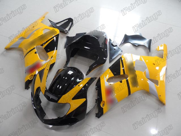 2001 2002 2003 Suzuki GSXR 600/750 OEM Fairing yellow and black