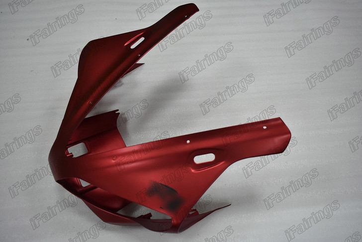 2000 2001 Yamaha YZF-R1 matte red front upper nose cowl