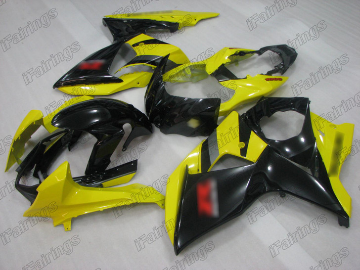 2009 2010 2011 2012 2013 2014 2015 2016 Suzuki GSXR 1000 yellow and black fairings