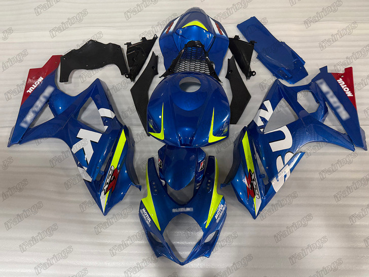 2007 2008 Suzuki GSX-R1000 K7 K8 Suzuki Racing Team bodywork in blue