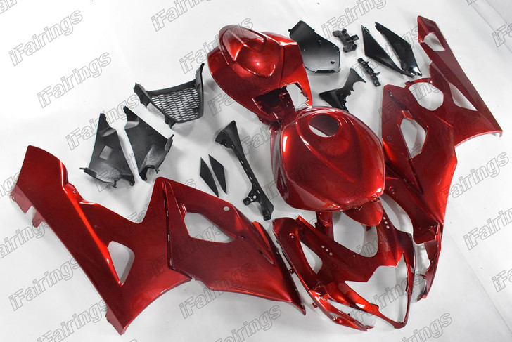2005 2006 Suzuki GSXR1000 K5 K6 candy apple red body kit
