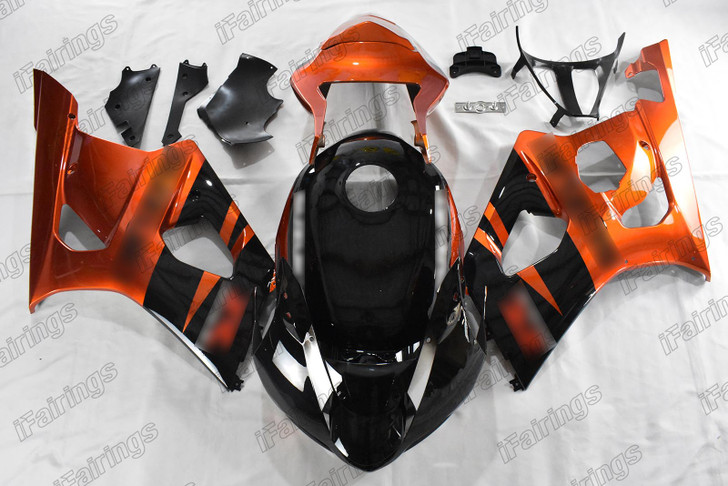 2003 2004 Suzuki GSXR1000 K3 K4 original bodywork black and orange