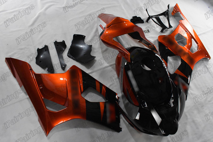 2003 2004 Suzuki GSXR1000 K3 K4 factory body kit black and orange
