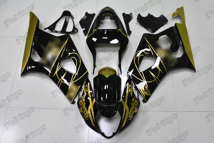 2003 2004 Suzuki GSXR1000 K3 K4 gold Alstare Corona extra fairing kit