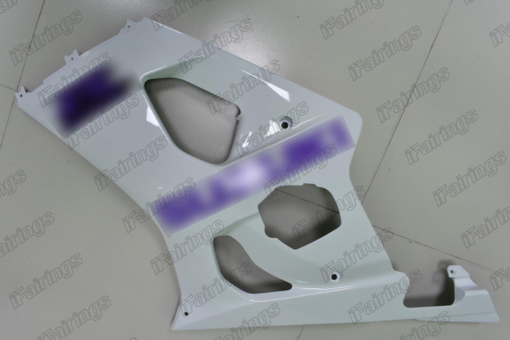 2003 2004 Suzuki GSXR1000 K3 K4 pearl white cowling purple stickers