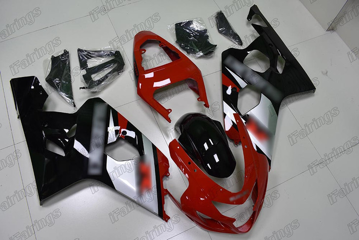 2004 2005 Suzuki GSXR 600/750 factory fairing red silver and black