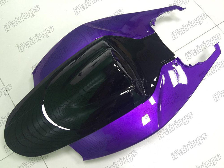 2006 2007 Suzuki GSXR 600/750 tail fairing in black and purple