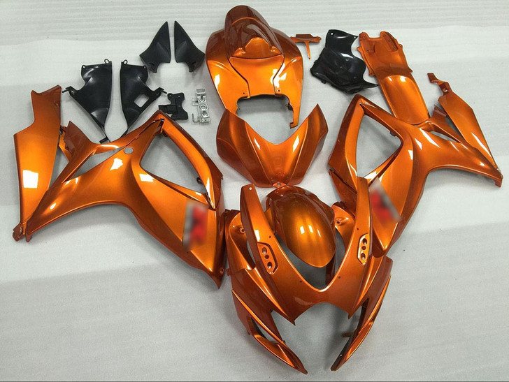 2006 2007 Suzuki GSXR 600/750 orange body kit