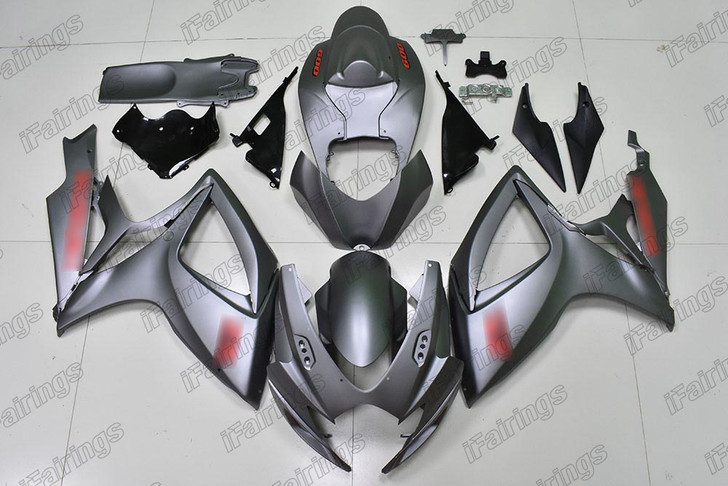 2006 2007 Suzuki GSXR 600/750 matte gray bodywork