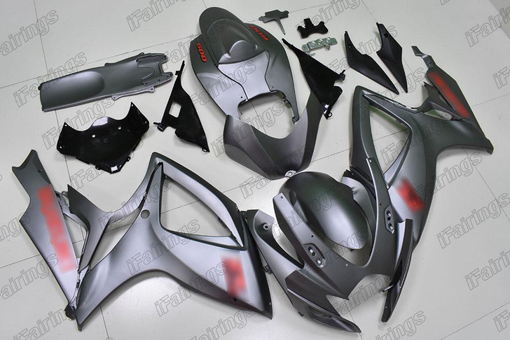 2006 2007 Suzuki GSXR 600/750 matte gray body kit