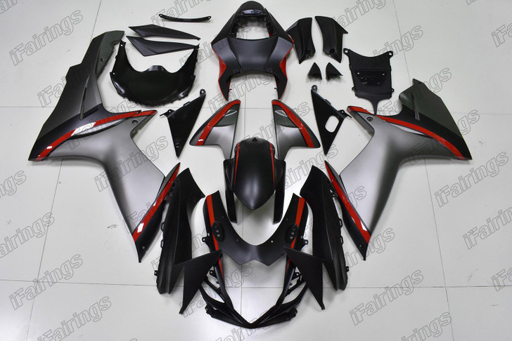 Suzuki GSXR600 GSXR750 gray and black bodywork