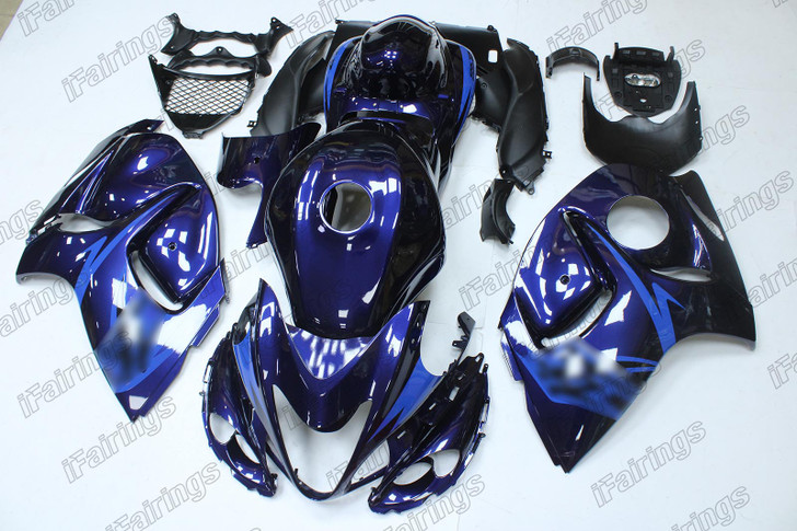 Suzuki Hayabusa GSX1300R blue flame fairing kit