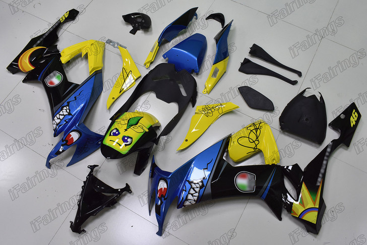 2008 2009 2010 Kawasaki Ninja ZX-10R ZX-10RR Rossi AGV Shark fairings