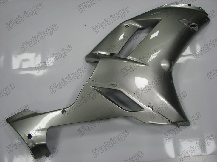 2007 2008 Kawasaki Ninja ZX-6R metallic grey panels