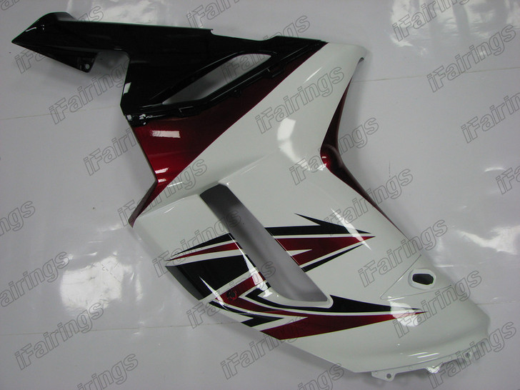 2007 2008 Kawasaki Ninja ZX-6R ZX-6RR body panel white and red