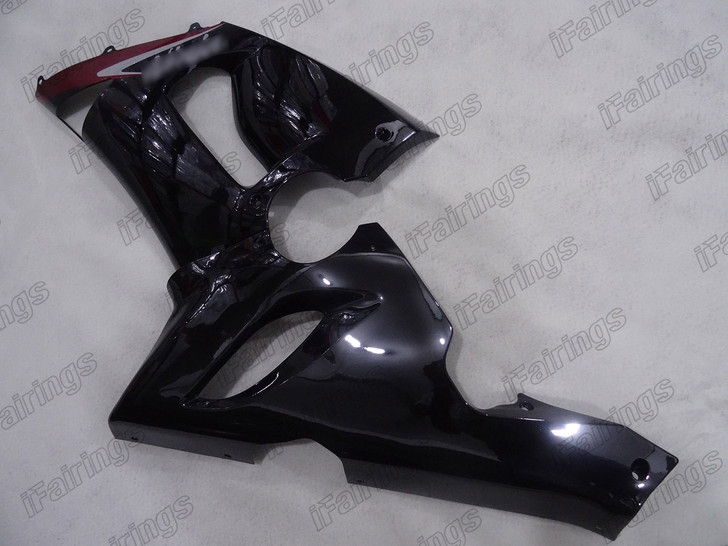 2005 2006 Kawasaki Ninja ZX-6R ZX-6RR 636 gloss black panels