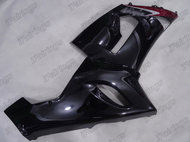 2005 2006 Kawasaki Ninja ZX-6R ZX-6RR 636 gloss black cowling