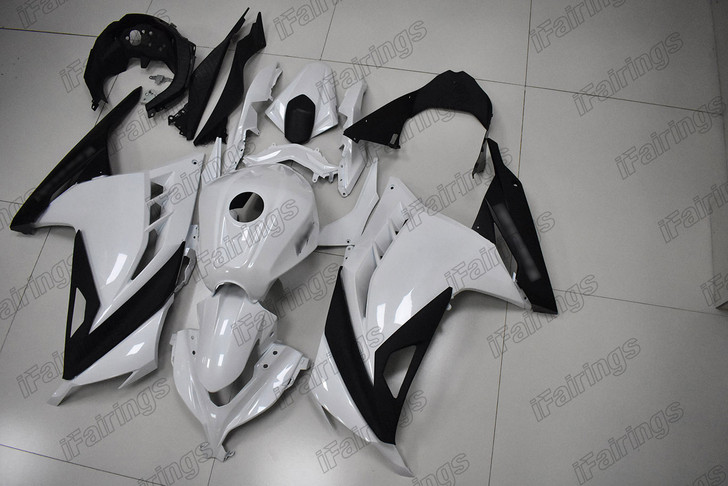 Kawasaki Ninja 300 ZX-300 EX-300 original fairing pearl white and matte black