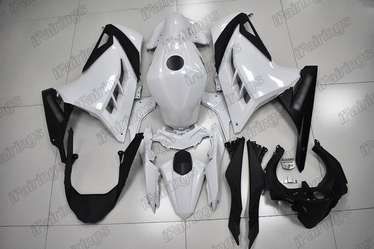Kawasaki Ninja 300 ZX-300 EX-300 factory plastic kit pearl white and matte black