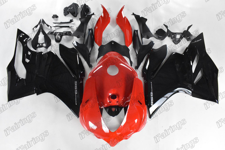 Ducati 959 1299 Panigale red and black plastic
