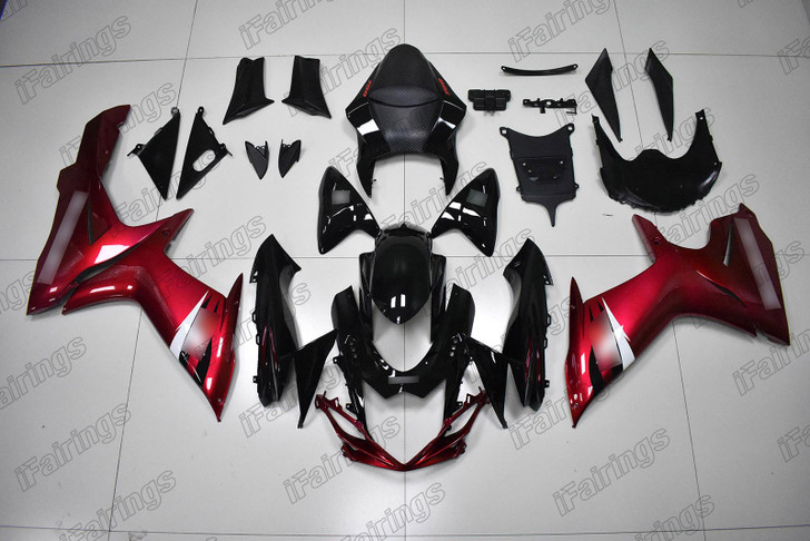 2011 to 2020 Suzuki GSX-R600 GSX-R750 OEM Fairing red and black