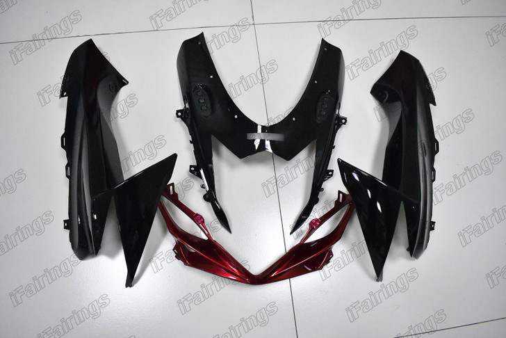 2011 to 2020 Suzuki GSX-R600 GSX-R750 front upper fairing in gloss black