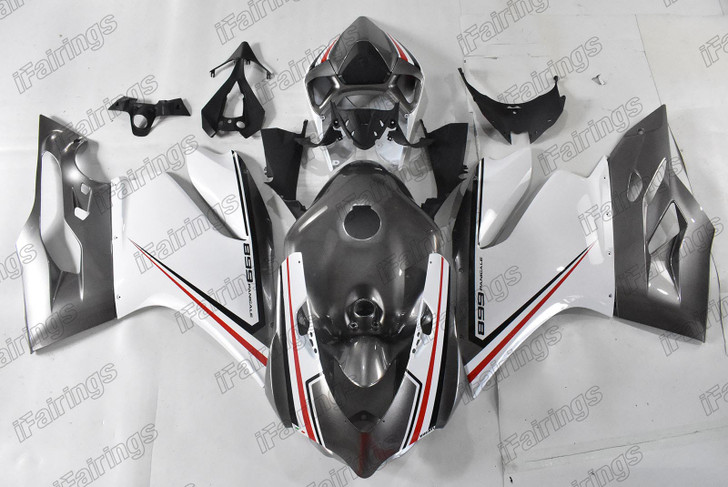 Ducati 899 1199 Panigale gray tricolore edition bodywork