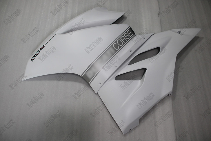Ducati 899 1199 Panigale Corse matte white panels