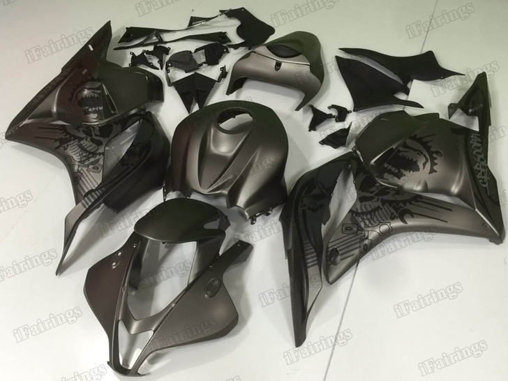 2009 2010 2011 2012 Honda CBR600RR aftermarket fairing grey  graffiti scheme