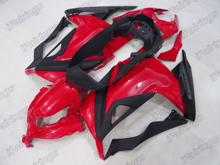 Kawasaki Ninja 300 ZX-300 EX-300 original fairing red and black