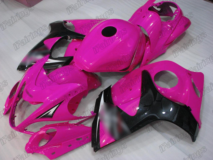 2008 to 2020 Suzuki Hayabusa GSX1300R pink and black fairing.