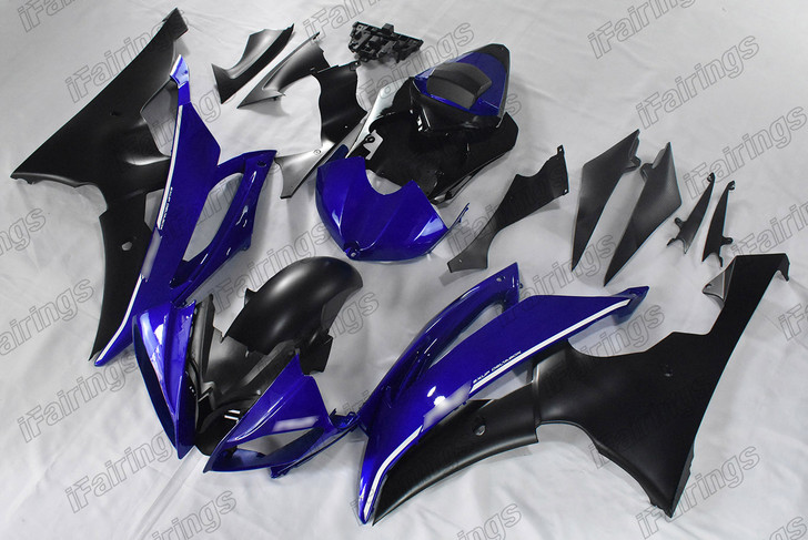 2008 to 2016 Yamaha YZF-R6 original fairing blue and black