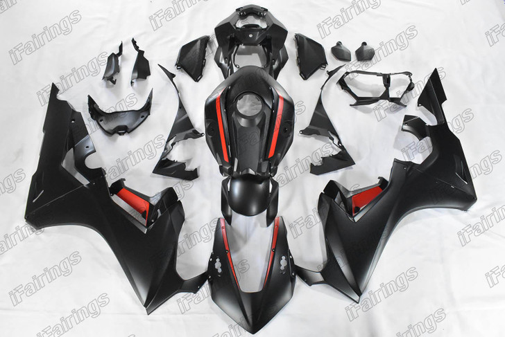 2017 2018 2019 2020 2021 2022 2023 Honda CBR1000RR Fireblade matte black metallic fairing replacement