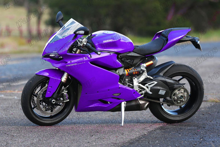 Ducati 959 1299 Panigale custom fairing in purple color