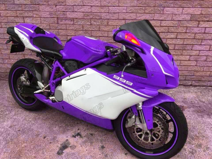 2005 2006 Ducati 749 999 purple and white fairing