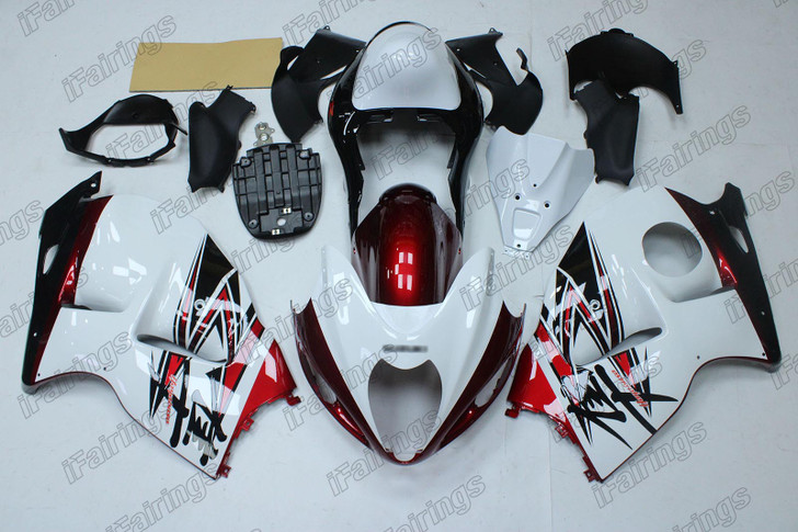 1999 to 2007 Suzuki Hayabusa GSX1300R red and white fairing