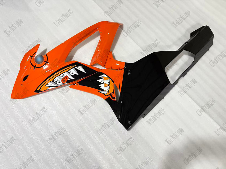 2015 2016 2017 2018 BMW S1000RR HP4 shark graphic plastic kit orange_black