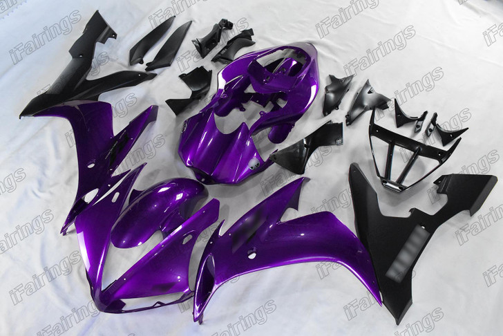 2004 2005 2006 Yamaha YZF R1 purple and black fairing kit