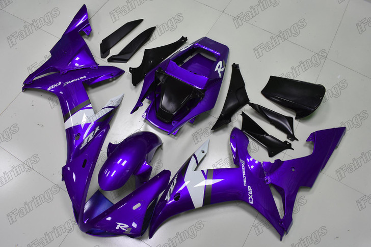 2002 2003 Yamaha YZF-R1 purple fairings