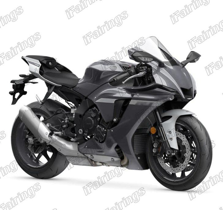 Aftermarket fairing for 2020 2021 2022 2023 Yamaha YZF-R1 gray.