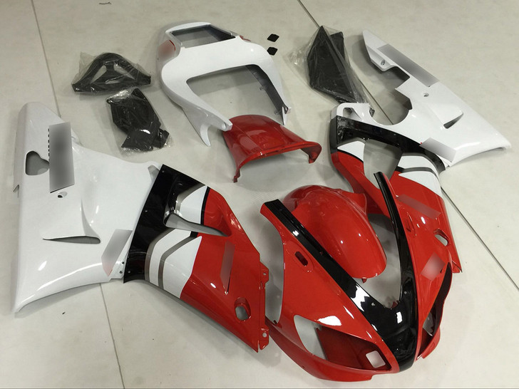 1998 1999 Yamaha YZF-R1 factory body kit red and white