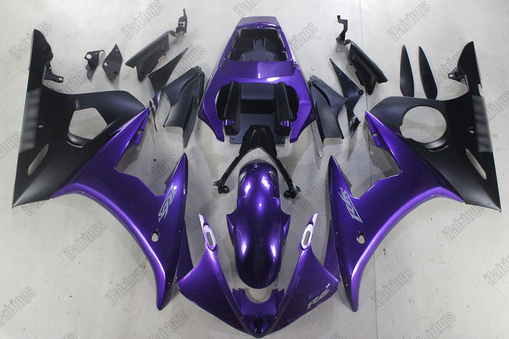2003 2004 2005 Yamaha YZF-R6 purple and black bodywork